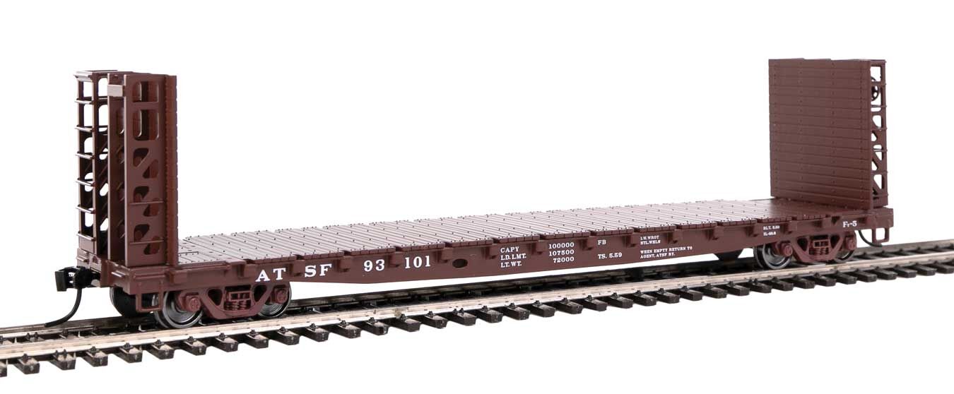 Santa Fe 53' GSC bulkhead flatcar #93101