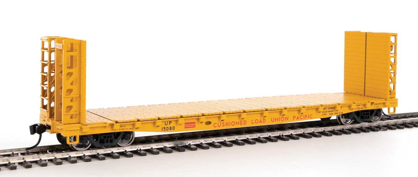 Union Pacific 53' GSC bulkhead flatcar #15080