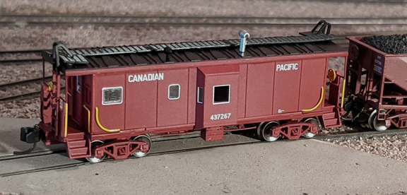 Canadian Pacific (as delivered) bay window caboose #437267