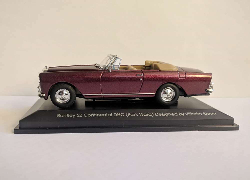 Bentley S2 Continental DHC (Park Ward) designed by Vilhelm Koren burgu