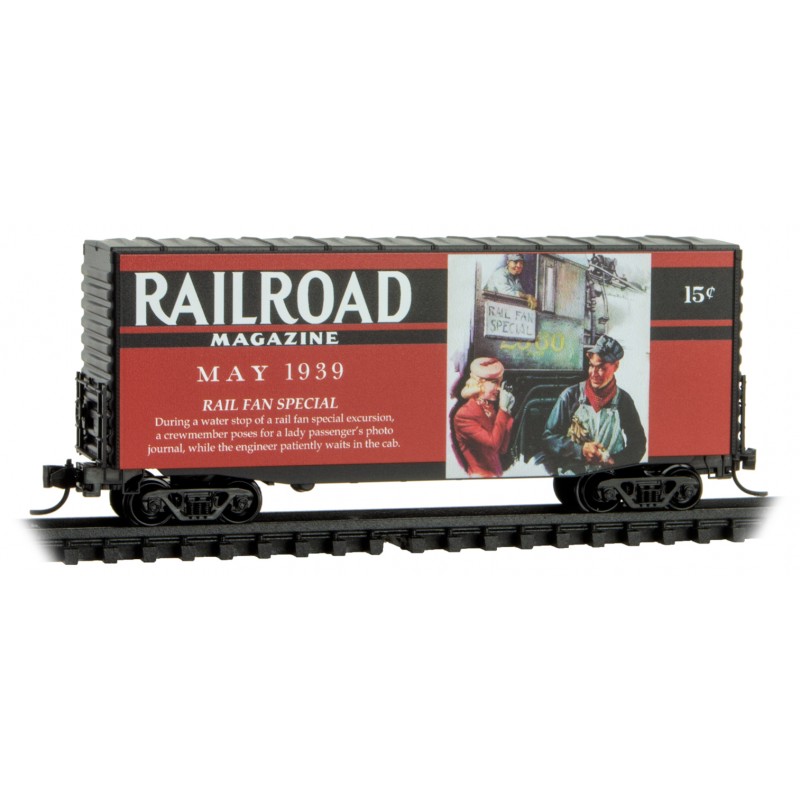 Railroad Magazine 40' Hy-Cube Box Car Single Door #1939