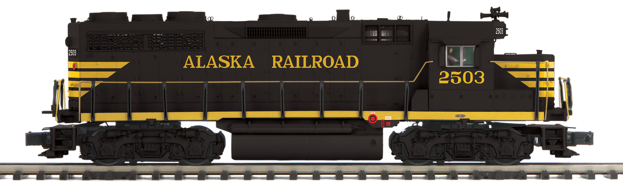 Alaska Railroad low hood GP35 #2503 with ProtoSound 3.0