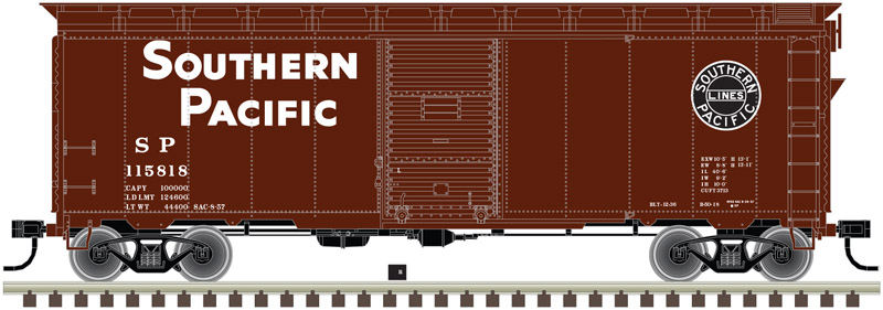 Southern Pacific 1937 AAR 40' boxcar #115188 kit