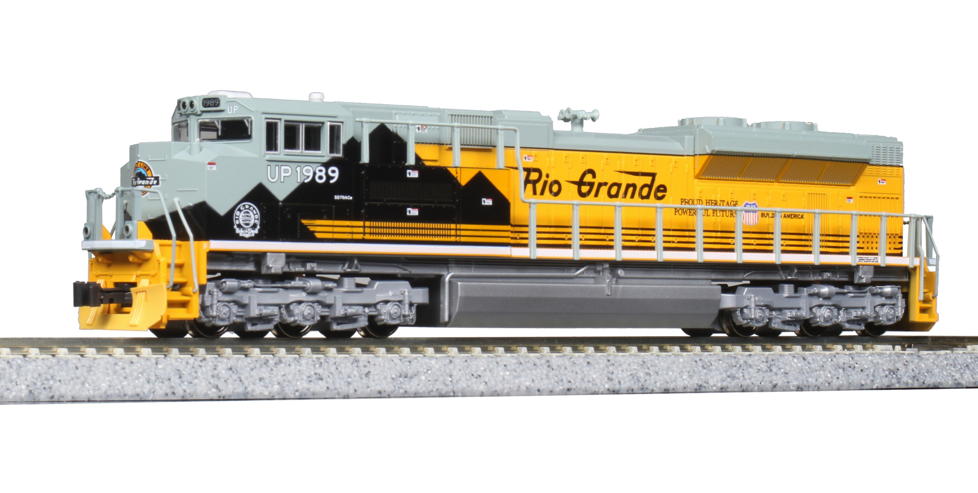 Denver & Rio Grande Western Heritage SD70ACe #1989 With ESU LokSound