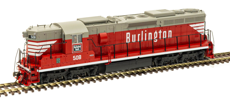 Burlington Route SD24 Locomotive #508 With ESU LokSound