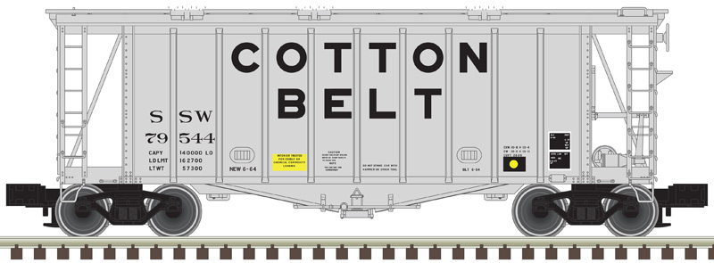 Cotton Belt 40' GATX airslide hopper #79544