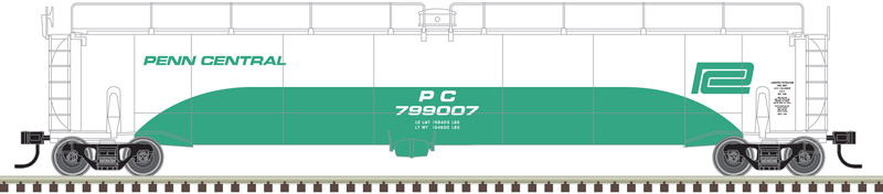 Penn Central 33,000 gallon tank car #799001