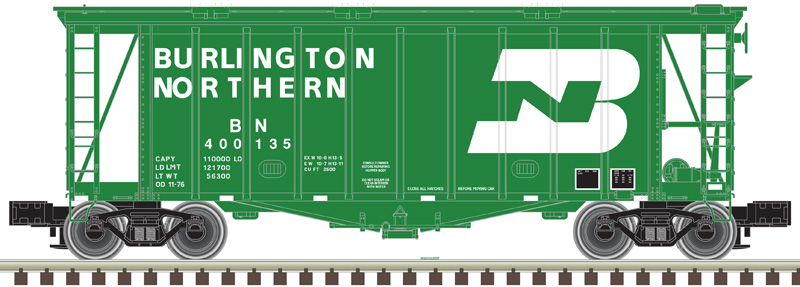 Burlington Northern 40' GATX airslide hopper #400810