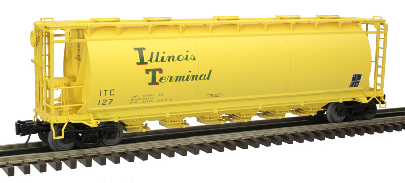 Illinois Terminal 6-bay cylindrical hopper #132