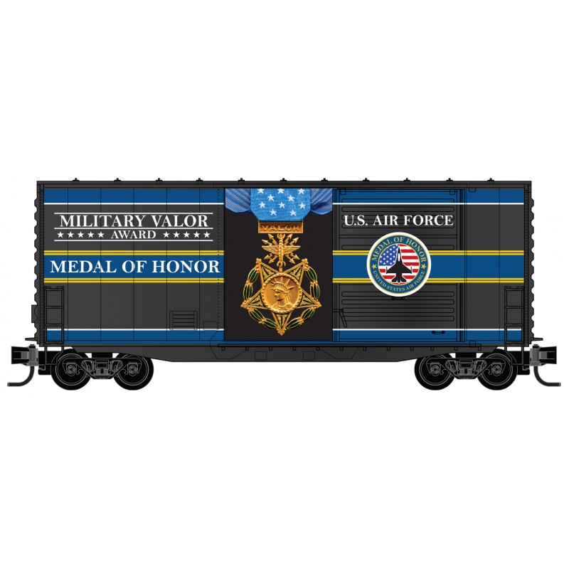 Military Valor Award US Air Force Medal of Honor 40' hy cube boxcar
