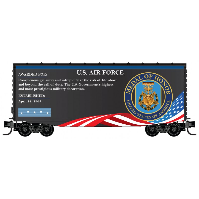 Military Valor Award US Air Force Medal of Honor 40' hy cube boxcar