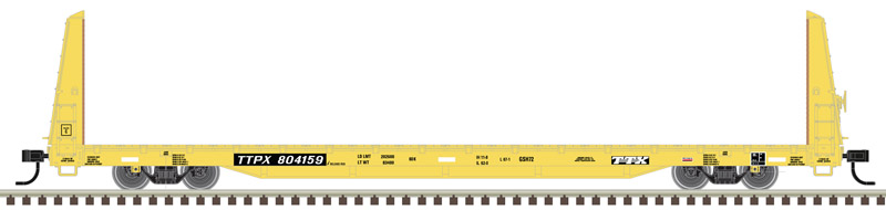 TTX 62' Bulkhead Flat Car #804019