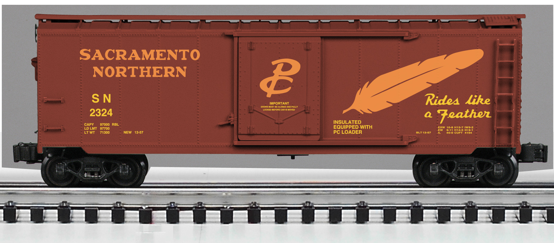 Sacramento Northern boxcar #2302
