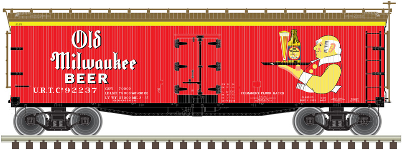 Old Milwaukee Road 40' Wood Reefer #92237