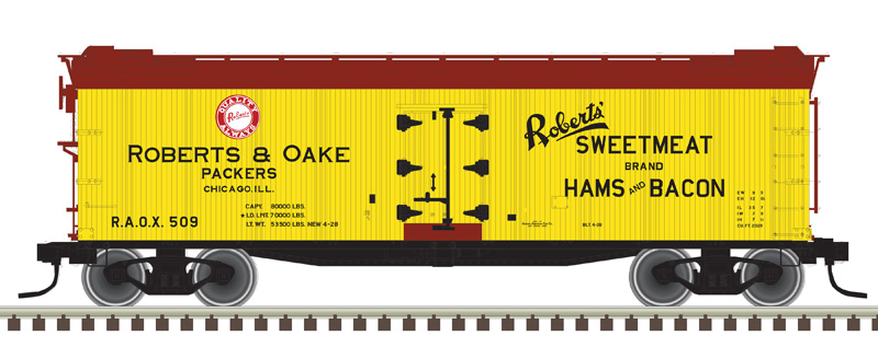 Roberts & Oake Packers 40' rebuilt wood reefer #505