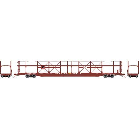 CB&Q F89F Auto Rack Flat Car #930171