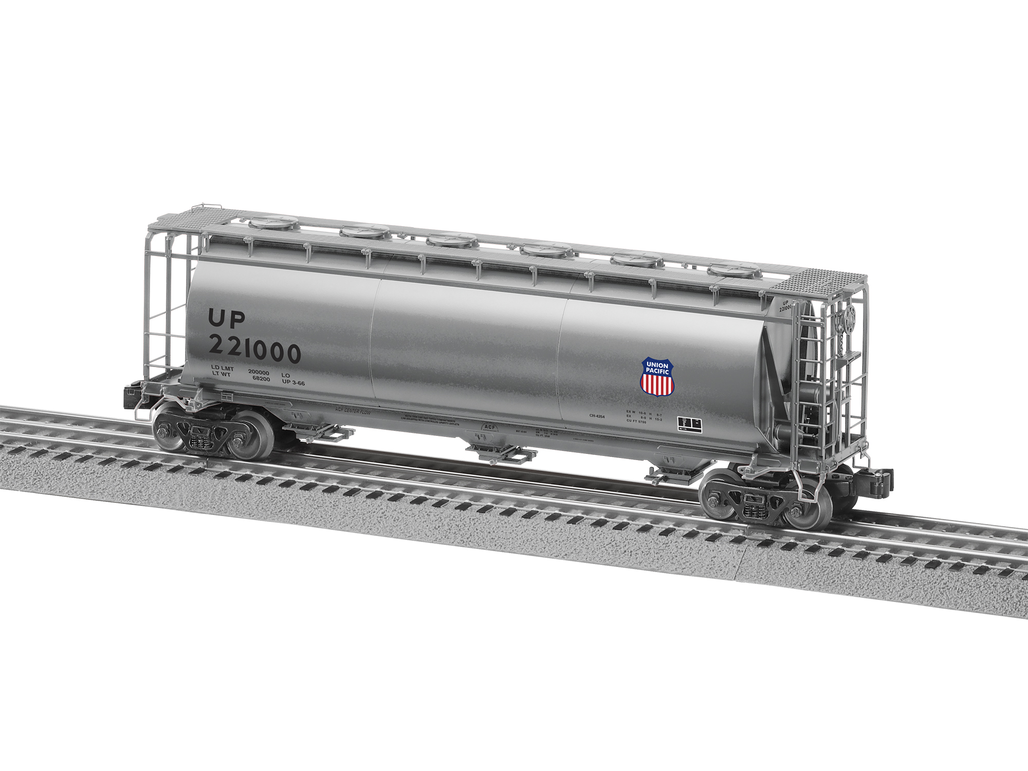 Union Pacific cylindrical covered hopper #221000