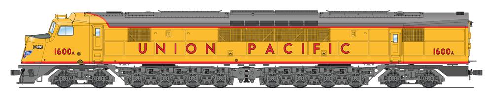 Union Pacific Baldwin Centipede AA #998/999 with DCC & sound
