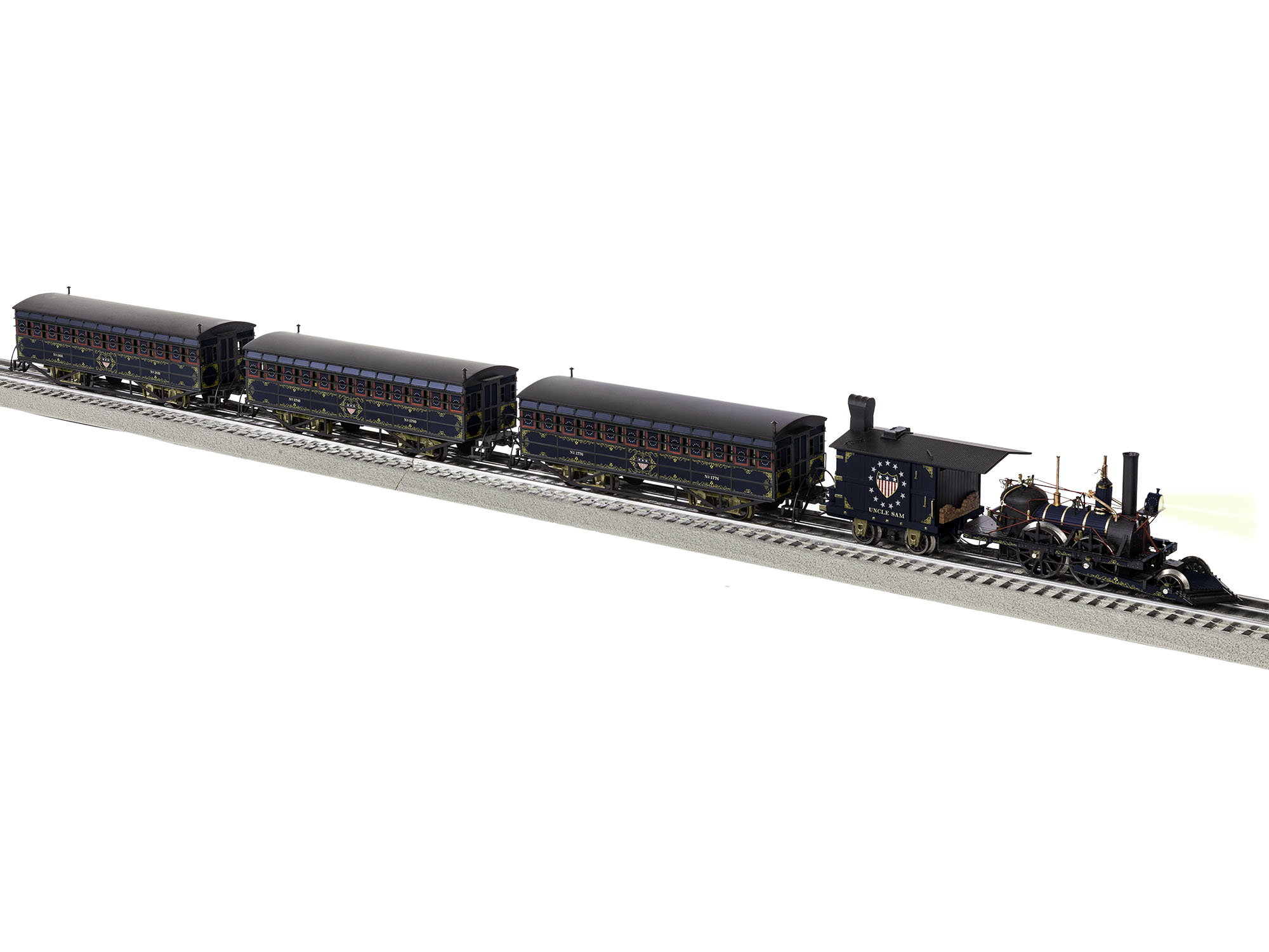 "Uncle Sam" John Bull train set