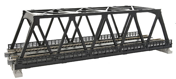 N Unitrack black double track truss bridge