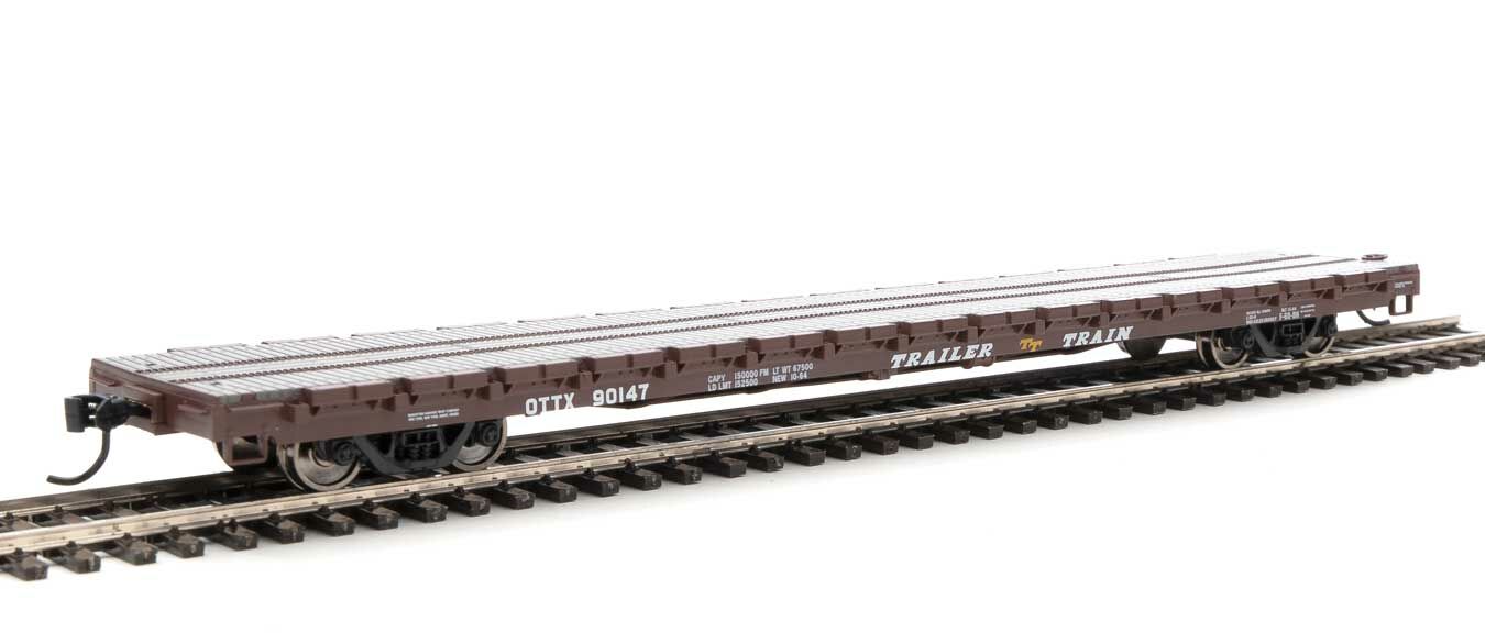 Trailer Train (OTTX) 60' Pullman-Standard flatcar #90147