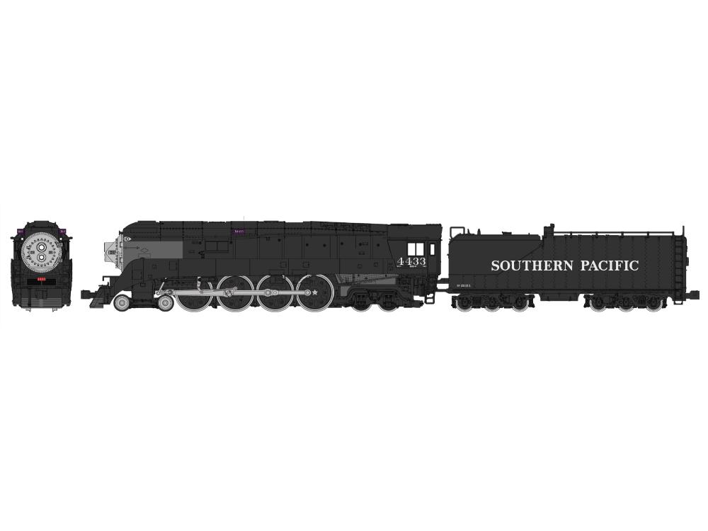 Southern Pacific Postwar Black #4433 With ESU LokSound DCC