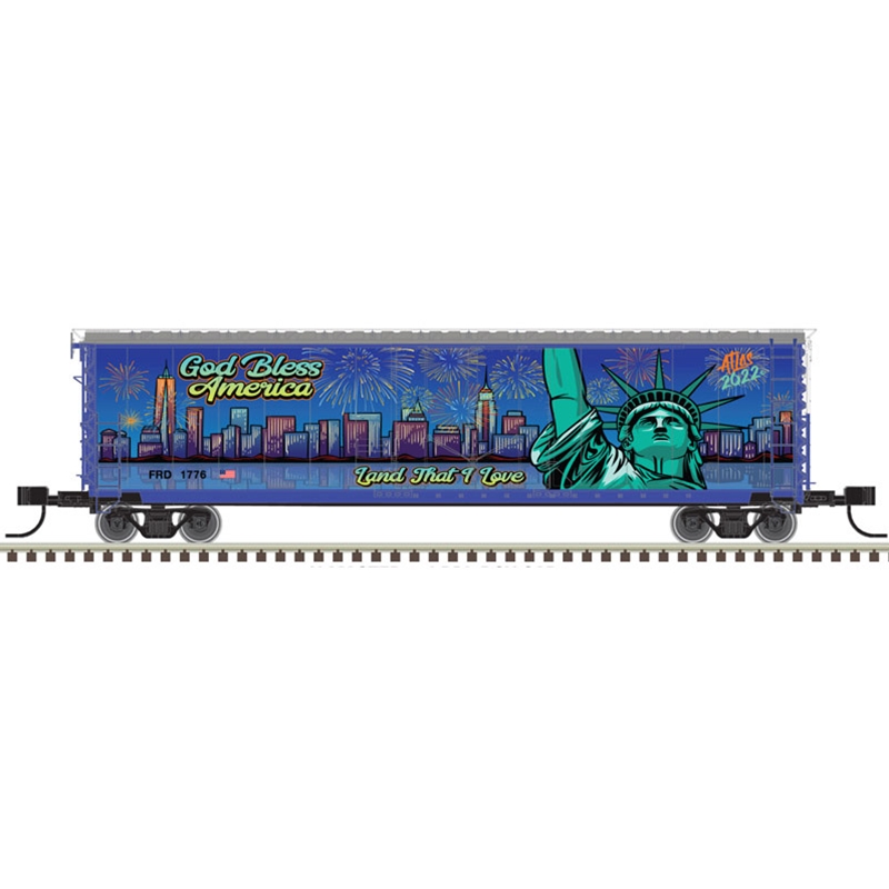 4th Of July 2022 Holiday Special GA 50' RBL Box Car #1776