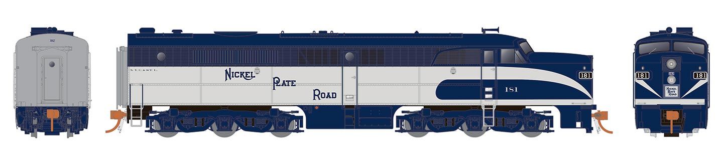 Nickel Plate (NYC&StL) Alco PA-1 #186 Silent (DC Only)