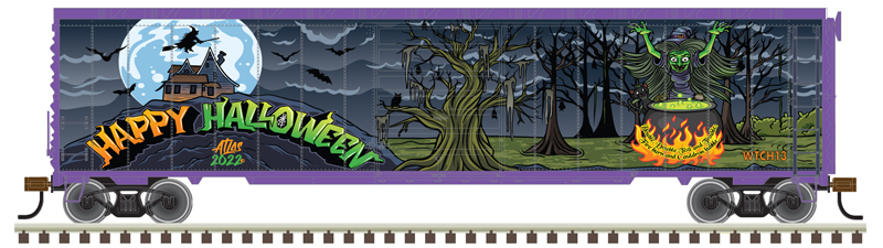 Halloween 2022 50' postwar single door boxcar