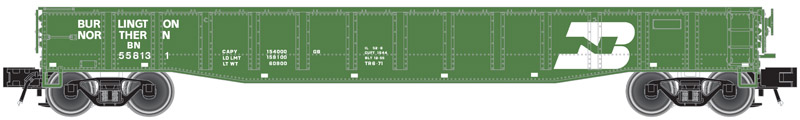 Burlington Northern ACF 52'6" gondola #558189