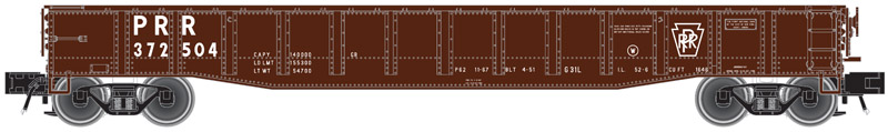 Pennsylvania Railroad ACF 52'6" gondola #372165