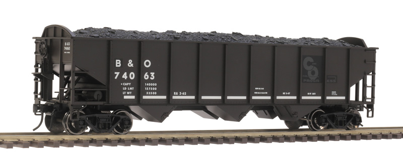 Baltimore & Ohio AAR 70 ton 3-bay open hopper #73965