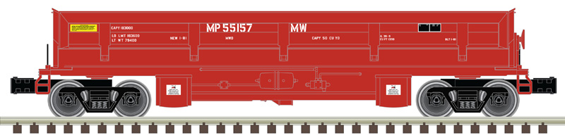 Missouri Pacific operating dump car #55228