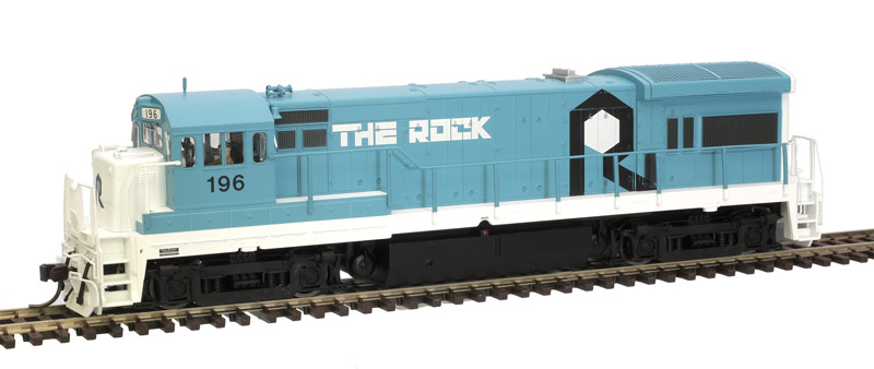 Rock Island U33B #196 with LokSound