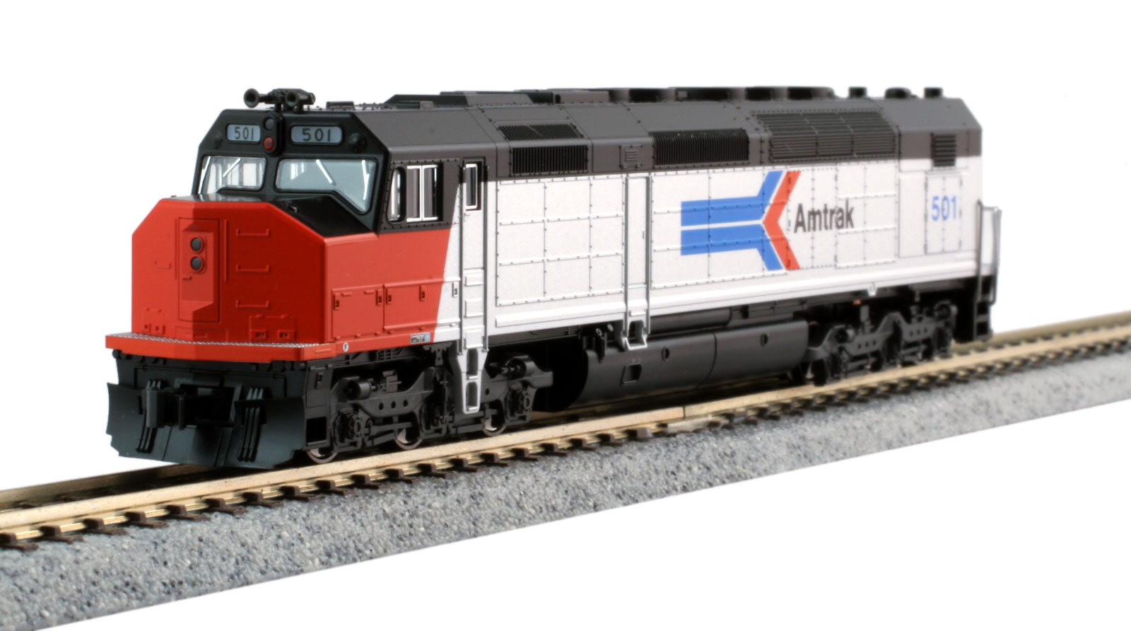 Amtrak Phase 1 EMD SDP40F #501 With DCC