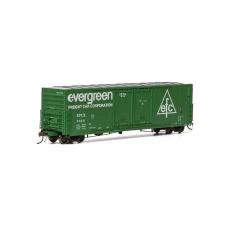 Evergreen 50' PC&F Box Car 8' + 8' Landis Double Plug-Doors #3329