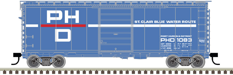 Port Huron & Detroit 40' PS-1 Box Car #1083