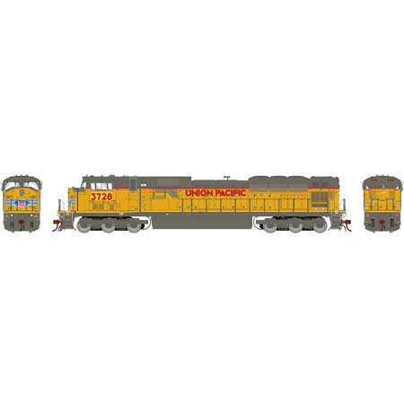 Union Pacific SD90MAC #3728 with DCC & sound