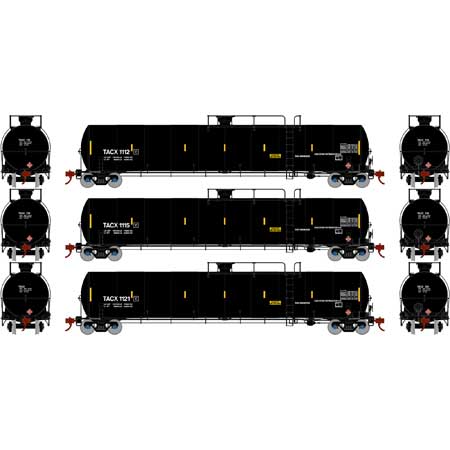 The Andrews Company UTC 33K LPG tank car "late" 3-pack