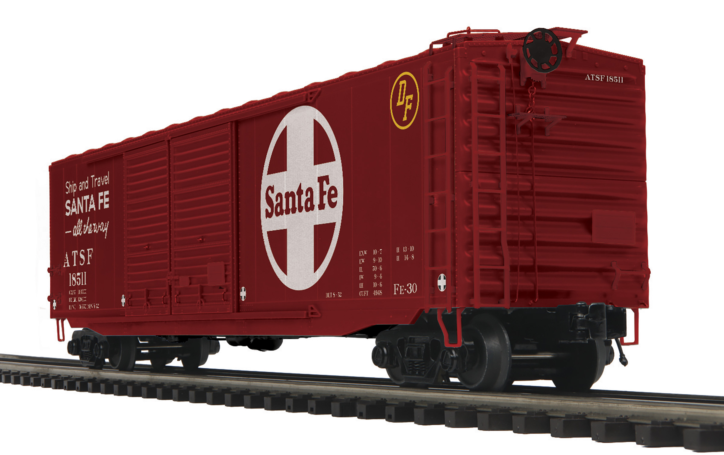 Santa Fe 50' PS-1 double door boxcar