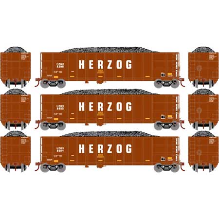 Herzog Thrall High-Side Gondola With Load 3-Pack #3