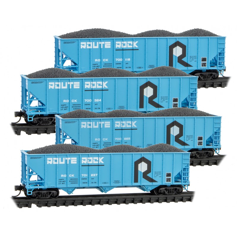 Rock Island Four Pack 3-bay open hopper