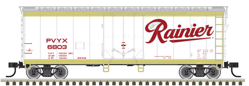 Rainier 40' plug door boxcar #6819