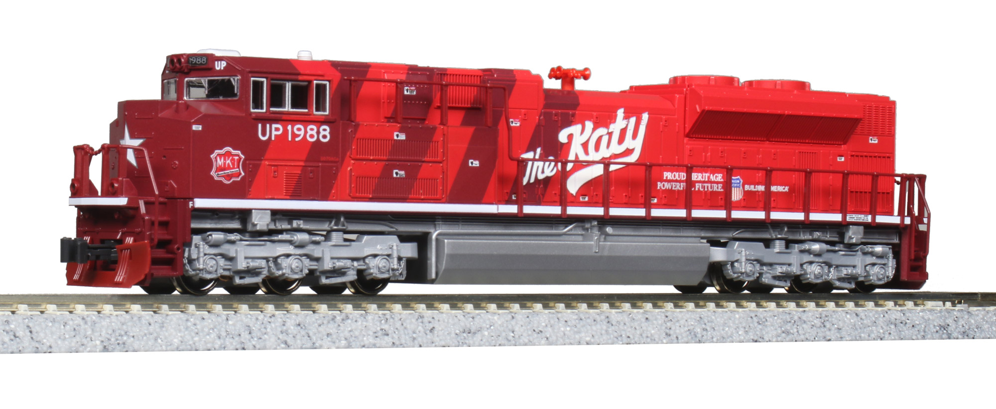 Missouri-Kansas-Texas Heritage SD70ACe #1988 With ESU LokSound