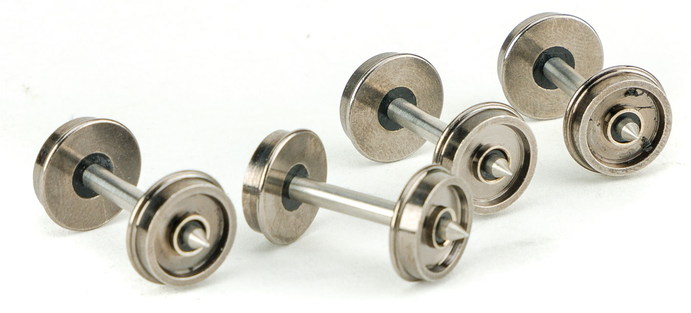 36" Wheelsets With Metal Axles 12-Pack