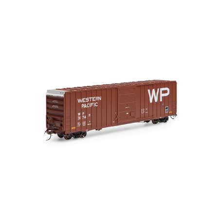 Western Pacific 60' FMC high cube ex-post boxcar #3174