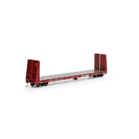 Canadian Pacific 60' bulkhead flatcar #316399