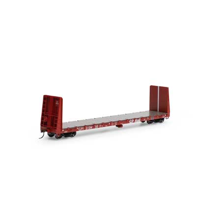 Canadian Pacific 60' bulkhead flatcar #316410
