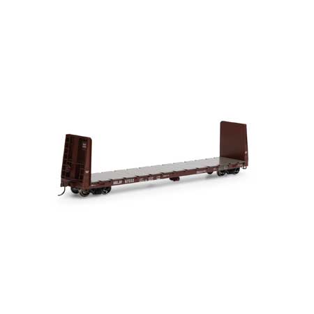 Milwaukee Road 60' bulkhead flatcar #67233