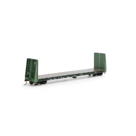 Pacific Great Eastern 60' bulkhead flatcar #16021